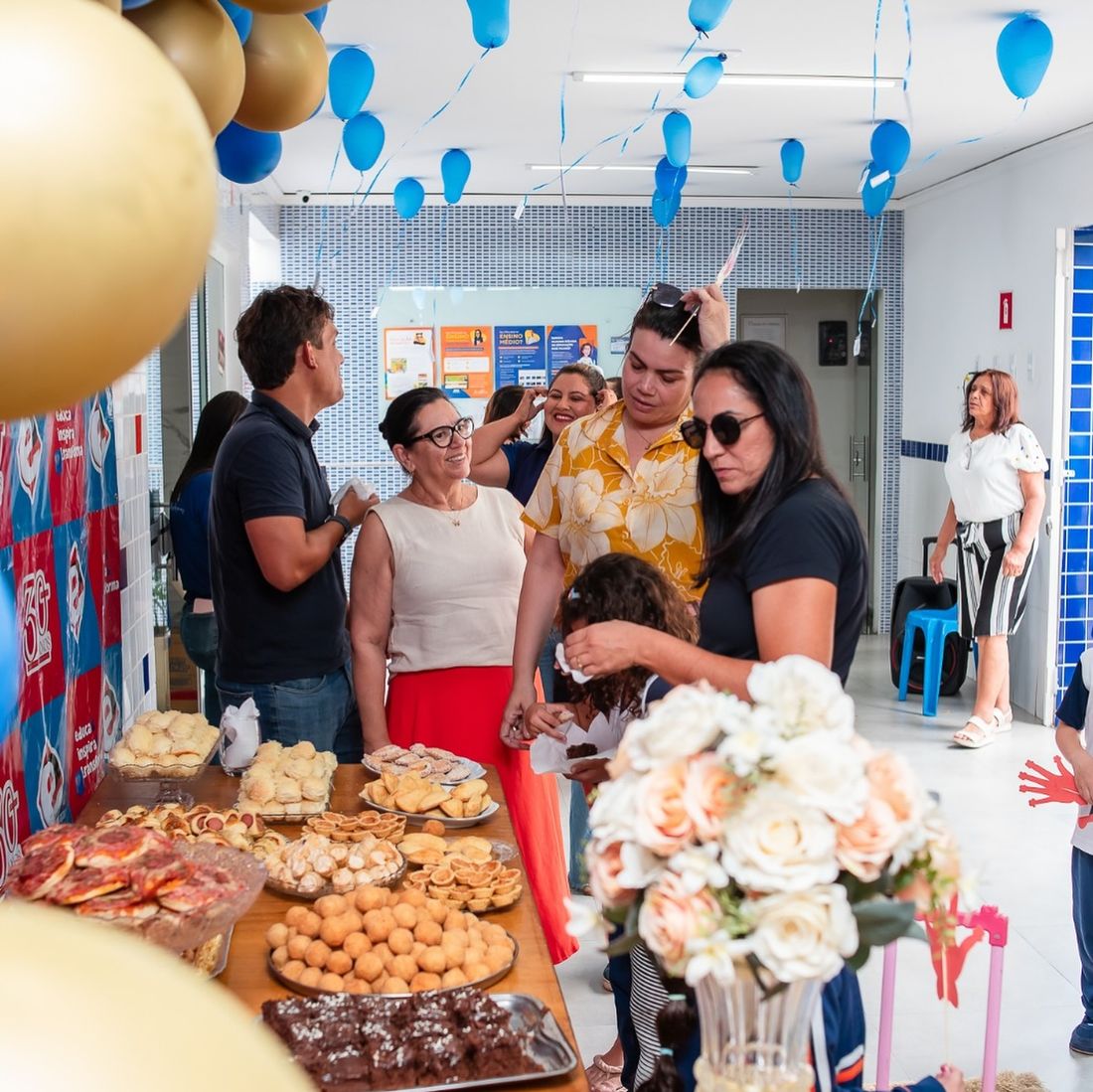 Comemoração de aniversário da escola