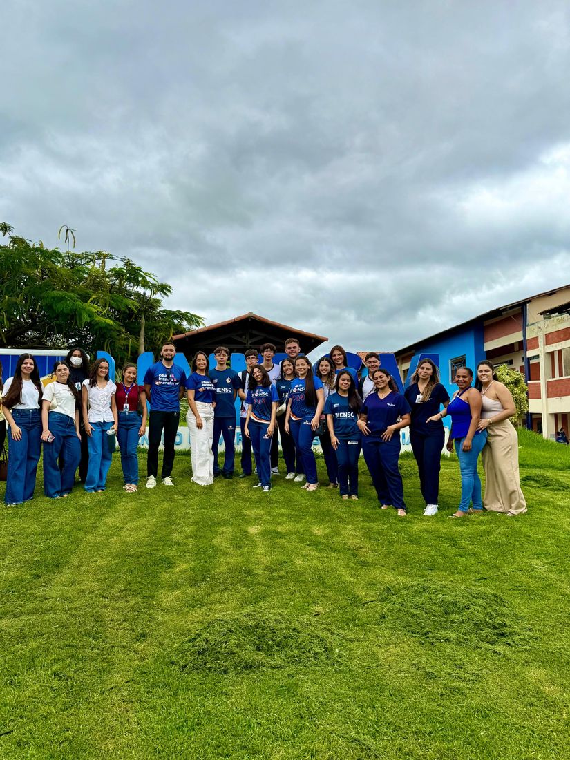 Turma reunida em visita de estudos